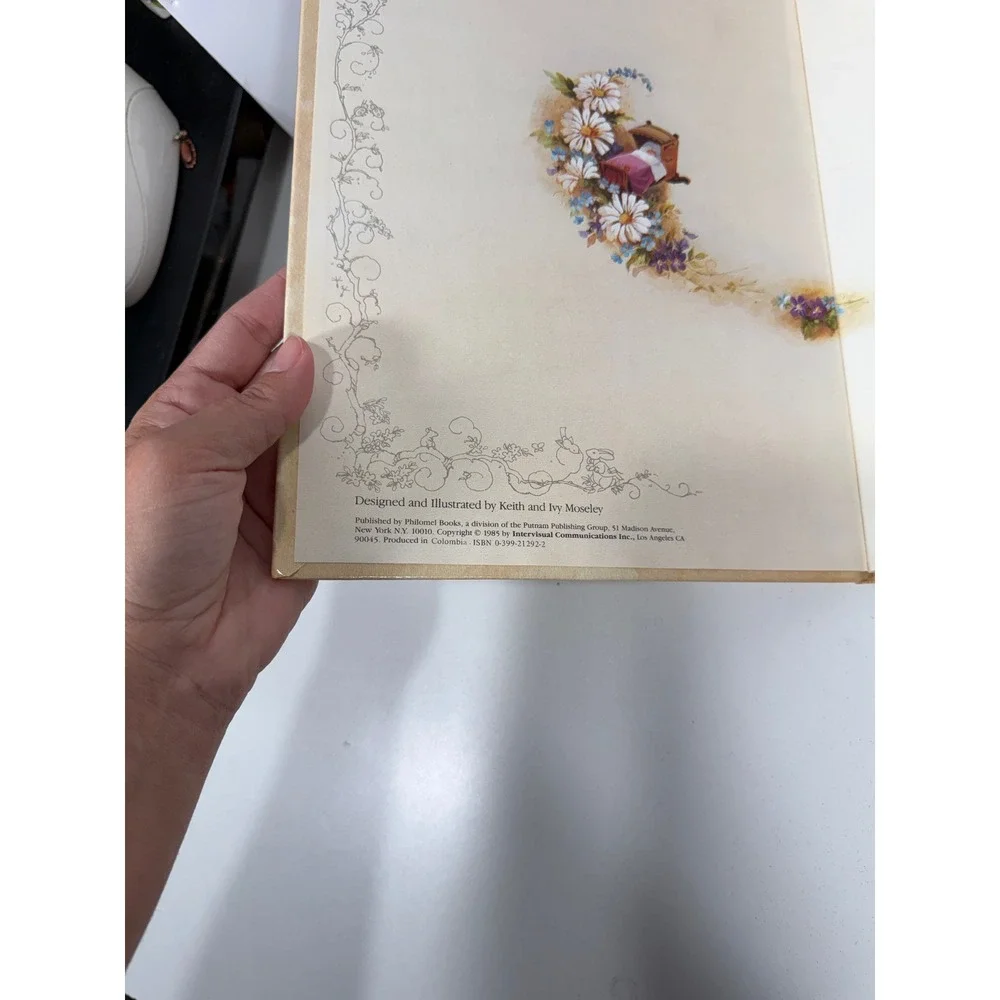 Vintage 1985 Baby's Memory Book Philomel Books Keith Ivy Moseley Pop-Up